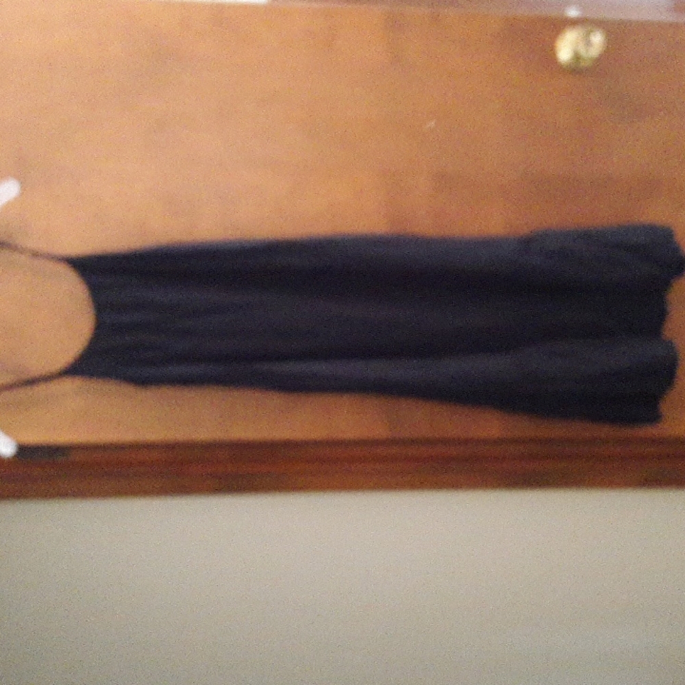 Rayon silky dress with bottom ruffle
